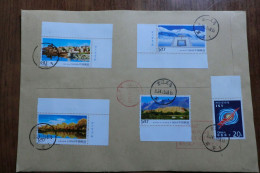 China. Full Set  On Registered Envelope - Storia Postale