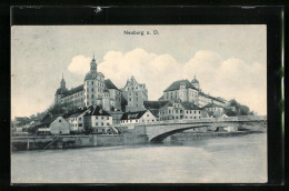 AK Neuburg A. D., Panorama  - Neuburg