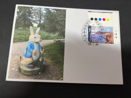 7-4-2024 (1 Z 17) Peter Rabbit By Author Beatrix Potter (owl Stamp) - Comicfiguren