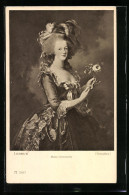 CPA Illustrateur Portrait De Von Marie Antoinette Nach Lebrun  - Königshäuser