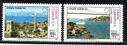 TÜRKEI MI-NR. 2884-2885 POSTFRISCH(MINT) MITLÄUFER 1990 EUROPÄISCHES JAHR DES TOURISMUS - Nuovi