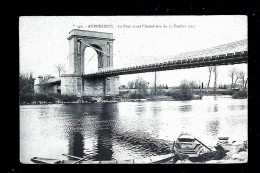 10€ : Le Pont Avant L’Inondation Du 17 Octobre 1907 - Andrézieux-Bouthéon