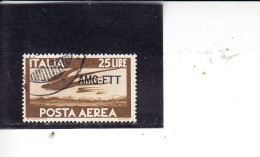 TRIESTE  1949/52 - Sassone   A  21° - Rondine - Luftpost