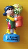 Fève  - Roi Et  Reine Au Boulot - La Reine Des Fleurs - Characters