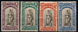 1918 - San Marino 54/55 + 57/58 Pro Combattenti ++++++ - Unused Stamps