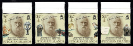 Pitcairn Islands 2009 Charles Darwin Bicentenary  Marginal Set Of 4 MNH - Islas De Pitcairn