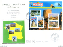 Regioni Di Francia 2008. 2 FDC. - Autres & Non Classés