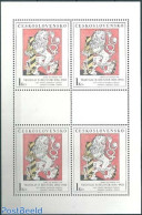 Czechoslovkia 1986 Lion, Diagonally-lined Background M/s, Mint NH - Altri & Non Classificati