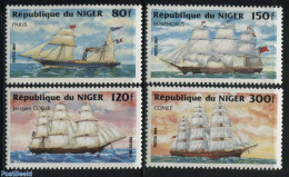 Niger 1984 Sailing Ships 4v, Mint NH, Transport - Ships And Boats - Ships