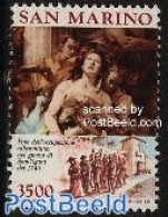 San Marino 1990 Holy Agathe 1v, Mint NH, Religion - Religion - Art - Paintings - Unused Stamps