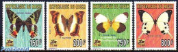 Niger 1996 World Jamboree Netherlands 4v, Butterflies, Mint NH, History - Nature - Sport - Netherlands & Dutch - Butte.. - Aardrijkskunde