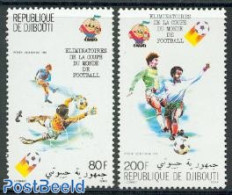 Djibouti 1981 World Cup Football Spain 2v, Mint NH, Sport - Football - Sport (other And Mixed) - Dschibuti (1977-...)