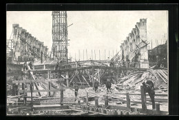 AK Nürnberg-Gebersdorf, Gross-Kraftwerk Franken Nach Der Katastrophe 1912, Inspektion  - Catastrofi