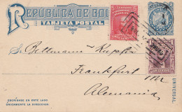 Bolivia/Bolivien: 1909 Post Card To Germany - Bolivia