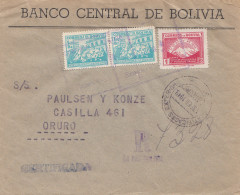 Bolivia/Bolivien: Registered To Oruro 1949 - Bolivia