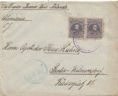 Bolivia/Bolivien: 1915: Cover Cochabamba Via Buenos Aires To Berlin/Germany - Bolivie