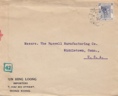 Hong Kong: 1940: Letter To Middletown, Conn, Censor - Autres & Non Classés