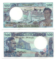 New Hebrides 500 Francs  P-19 UNC - Vanuatu