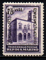 1933 - San Marino 178 Convegno Filatelico  ++++++ - Nuovi