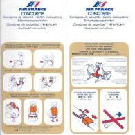 AIR FRANCE  / CONCORDE  / CONSIGNES DE SECURITE - Boeken