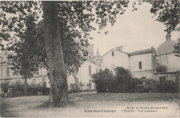 40) AIRE SUR L'ADOUR -(LANDES) L'EVECHE - VUE INTERIEURE  - (2 SCANS) - Aire