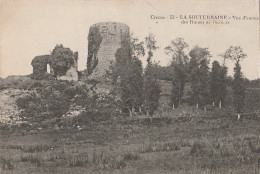 23) LA SOUTERRAINE (CREUSE) VUE  D'ENSEMBLE DES RUINES DE BRIDIERS - (2  SCANS) - La Souterraine