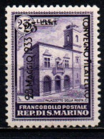 1933 - San Marino 176 Convegno Filatelico  ++++++ - Neufs