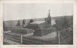 P1-54) GERBEVILLER - LA MARTYRE - MONUMENT DU 36° COLONIAL  - (ANIMEE - PERSONNAGES - 2 SCANS) - Gerbeviller