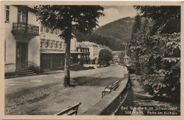 P20- BAD GRIESBACH IM SCHWARZWALD - 508 M ü M. - PARTIE AM KURHAUS - (2 SCANS) - Bad Peterstal-Griesbach