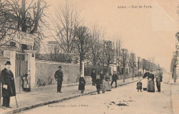 P21-94) ABLON - RUE DE PARIS - (ANIMEE - HABITANTS - ECOLE JEANNE D'ARC DIRIGEE PAR MME GREVOT - (2 SCANS) - Ablon Sur Seine