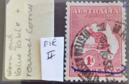 1913 1d Red 1st Wmk Die II SG 2d BW 3 Var - Used Stamps