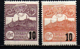 1941 - San Marino 213/14 Soprastampati  ++++++ - Unused Stamps