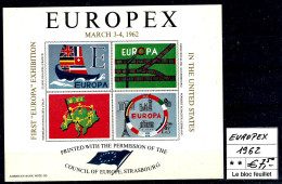 EUROPEX - 3/4 MARS 1962 - MNH ** - Erinnofilia