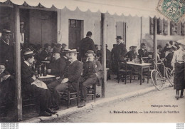 47) BON ENCONTRE - LES AMATEURS DU TORTILLON - ANIMATION - CAFE - CONSOMMATEURS EN TERRASSE - 1907 - ( 2 SCANS ) - Bon Encontre