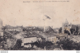 14-82) AUVILLAR - SOUVENIR  DES FETES CANTONALES D ' AVIATION DU 14 JUILLET 1912 - ( AVION - AERONEF - 2 SCANS ) - Auvillar