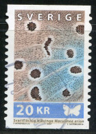 Réf 77 < SUEDE Année 2007 < Yvert N° 2555 Ø Used < SWEDEN < Papillon Maculinae Arion > Détail Aile - Oblitérés