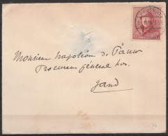 L. Affr.N°168 Càpt Fortune BEVERST /27.11.1918 Pour GAND - 1919-1920  Cascos De Trinchera