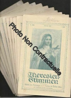 Theresienstimmen : Heft 1-11 (januar 1927-november 1927) - Bulletin Des Pélérinages à Sainte-Thérèse De L'Enfant Jésus E - Autres & Non Classés