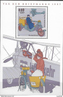 1997 Deutschland Germany Mi Bl. 41 **MNH Historisches Flugzeug Und Dreirädriger Motorwagen Für Den Posttransport - 1991-2000