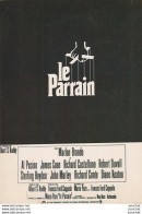 J22- AFFICHE CINEMA - LE PARRAIN  - MARLON BRANDO -  F.COPPOLA  - 2 SCANS  - Affiches Sur Carte