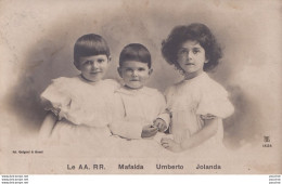 P9- LE AA. RR.  MAFALDA - UMBERTO - JOLANDA  - FOT. GUIGONI & BOSSI - ( 2 SCANS ) - Königshäuser