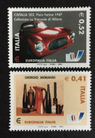 2003 - Italia - Europalia - Cisitalia 202 - Pininfarina 1947 -  Giorgio Morandi - Euro 0,52 + 0,41 - Nuovi - 2001-10: Ungebraucht