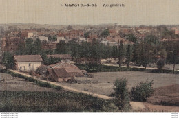 A2-47) ASTAFFORT - VUE GENERALE - ( CARTE TOILEE COULEURS - 2 SCANS ) - Astaffort