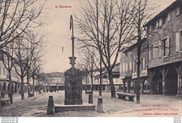 A16-09) MIREPOIX ( ARIEGE ) ENSEMBLE DE LA GRANDE PLACE  -  ( 2 SCANS ) - Mirepoix