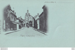 A27-10) ARCIS SUR AUBE - L ' EGLISE - LA RUE DE PARIS  - ( 2 SCANS ) - Arcis Sur Aube