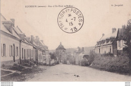 O2-80) LUCHEUX (SOMME) RUE D ' EN HAUT - BEFFROI  - ( 2 SCANS ) - Lucheux