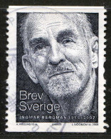 Réf 77 < SUEDE Année 2008 < Yvert N° 2604 Ø Used < SWEDEN < Cinéma > Cinéaste Ingmar Bergman - Used Stamps