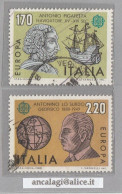 USATI ITALIA 1980 - Ref.0425 "EUROPA UNITA" Serie Di 2 Val. - - 1971-80: Oblitérés