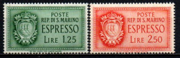 1943 - San Marino E 9/E 10 Espressi  ++++++ - Neufs