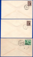 2876.CYPRUS,PANAGRA,LIVADHIA,POTAMOS RURAL POSTMARKS,C.T.O. COVERS LOT - Cipro (...-1960)